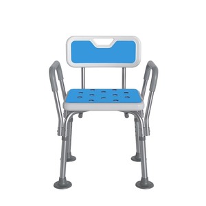 Chaise de bain Fuyao réglable en hauteur, en alliage d'aluminium, avec accoudoirs, pour personnes âgées et handicapées, pour une douche sécurisée - Product Image 5