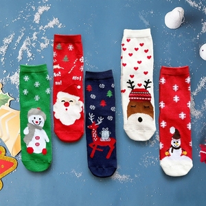<span class=keywords><strong>Chaussettes</strong></span> de Noël les plus vendues, nouveau design, motif Père Noël, rennes, bonhomme de neige, <span class=keywords><strong>chaussettes</strong></span> mi-mollet unisexes, cadeau de Noël confortable pour hommes - Product Image 1
