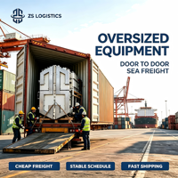 Service de Fret Maritime pour Équipements Surdimensionnés ZS LOGISTICS – LCL+Express Rentable, Dropshipping, Expéditeur Fiable et Économique