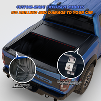 Couverture de benne de camionnette en aluminium Ford F150 2021, couverture de benne rétractable électrique de 5,5 pi (5'6\") imperméable pour F150