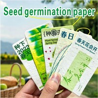 Kartu Ucapan Biodegradable yang Dapat Ditanam, Dicetak Digital dengan Embos, untuk Pernikahan & Acara Ramah Lingkungan