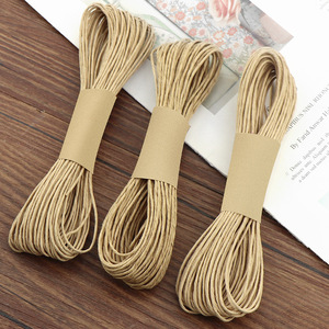 Corde de fil de papier artisanal raphia torsadé Kraft ficelle/cordon pour bricolage cadeau et décoration de la maison pour l'emballage - Product Image 3