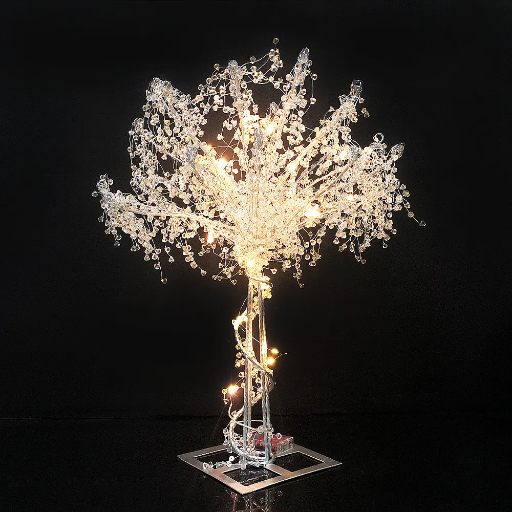 2 unids/lote envío gratis de cuentas de acrílico de Metal árbol central adornos de boda centro de mesa de fiesta decoración de eventos