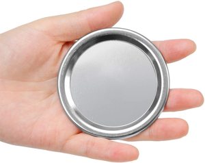 70mm 86mm Bulk Regular Silver Canning Lids Mason wide mouth Glass Mason jar regular mouth canning lids for food beverage storage