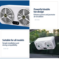 Tipo de ventilador de refrigeración de aire de bajo precio y ventilador de ventilación de coche solar con energía solar