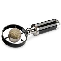 MY MIC T4Z Microphone professionnel filaire rétro XLR à condensateur Équipement de studio pour l'enregistrement vocal et le chant avec support de bureau