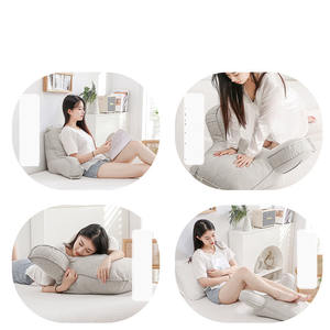 Oreiller doux, <span class=keywords><strong>coussin</strong></span> de chevet, protection du dos pour la lecture, <span class=keywords><strong>coussin</strong></span> de canapé, oreiller pour femmes enceintes - Product Image 4