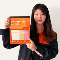 Formulaires autocopiants A4/A5 pour factures et contrats NCR en 2 ou 3 feuillets, avec conception de logo personnalisée gratuite, pour utilisation sur site et entreprises de location d'événements