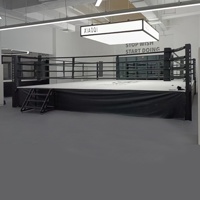5M * 5M Stairs Rasied Anneau de boxe extérieur durable utilisé à vendre