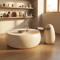 Table basse relevable BEM CJ174 au design moderne et luxueux avec plateau en bois et structure métallique pour salon et usage domestique