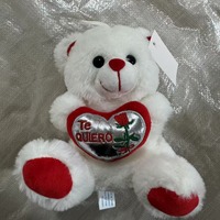 Jouets en peluche ours mignons en forme de cœur, cadeaux pour la Saint-Valentin et la fête des mères, ours en peluche personnalisés OEM, poupée en peluche, oreiller