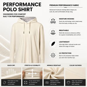 Nouveau design de sweat à capuche sportif, personnalisez votre marque, haute qualité, automne-hiver, sweat à capuche de golf pour homme, pull-over de performance - Product Image 6
