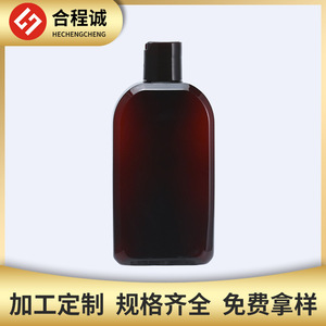 Dark Red <b>Shampoo</b> Bottle 300Ml PET Plastic Cosmetic Container Labelable Unisex Moisturizing Hair Care Packaging - Product Image 5
