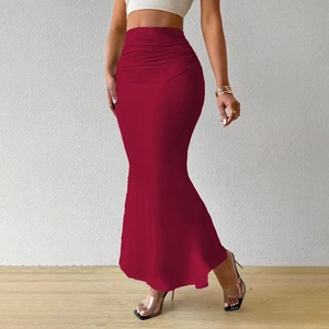 Jupe longue crayon taille haute confortable et respirante pour femme, motif imprimé décontracté, idéale pour l'été – Meilleure vente - Product Image 6