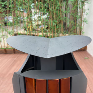 Poubelle de compostage extérieure en <span class=keywords><strong>bois</strong></span>, prix abordable, en fer et acier, pour le recyclage des déchets, exportée dans le monde entier, modèle sur pied, vente chaude - Product Image 2