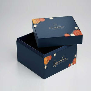 Embalaje de flores biodegradable ecológico, tapa de regalo y fondo, fiesta de cumpleaños, regalo de Navidad, embalaje, caja rígida dura - Product Image 1