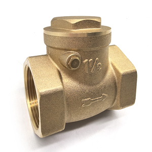 Válvula de Retención Horizontal de Latón de Alta Calidad a Precio de Fábrica DN15-DN50 con Dispositivo Antirretorno Reforzado, Válvula de Retención de Latón Duradera - Product Image 1