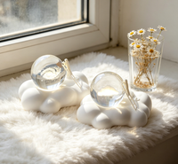 Diffuseur d'huiles essentielles en verre boule de cristal, parfum frais longue durée, ensemble cadeau souvenir parfumé pratique et de niche