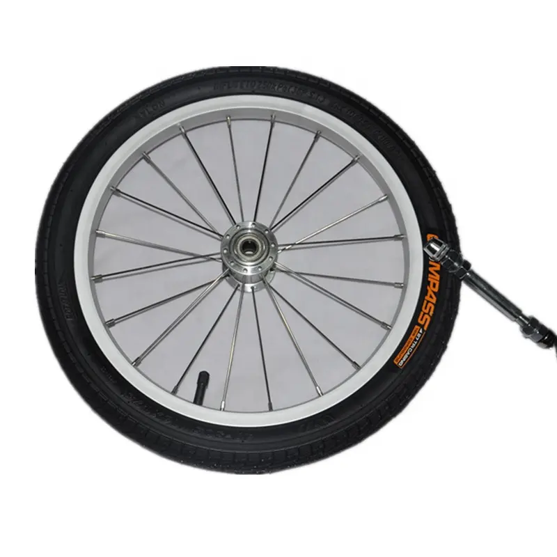 Roda de bicicleta 16 polegadas com borda e pneus de liberação rápida