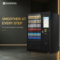 Sistema Expendedor de Bebidas y Snacks BANDENG 6610Pro 22T con Capacidad de Almacenamiento para 324 a 702 Artículos y Rango de Potencia de 50W a 480W