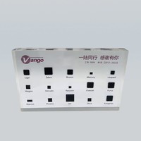 Support d'affichage personnalisé en acrylique transparent avec puce IC semi-conductrice intégrée pour l'exposition d'échantillons électroniques