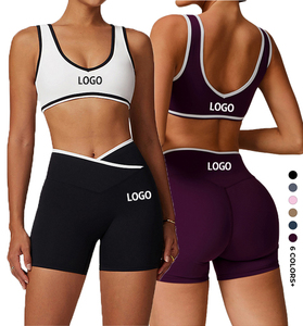 Joyoem abbigliamento sportivo personalizzato all'ingrosso abbigliamento sportivo Yoga Set da ginnastica da donna - Product Image 1