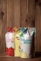 Pochettes souples personnalisées anti-humidité avec bec verseur pour savon liquide, détergent lessive, en Mylar plastique, 350ML 500ML 1L 2L