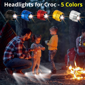 Headlights for Clog Shoes Headlamp,clog <strong>Light</strong> Lasting Bright,outdoor Lighting Accessories,hiking Camping Warning Clog <strong>Light</strong> - Product Image 6