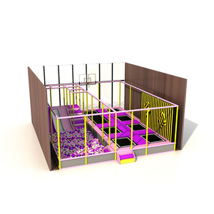 ชุดสวนแทรมโพลีนขนาดเล็กชุดเล่นในร่มสำหรับเด็กสนามเด็กเล่นในร่มดีไซน์ตามสั่ง - Product Image 5