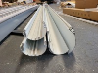 Kit complet de quincaillerie pour auvent rétractable avec moteur et éclairage LED, ensemble complet de pièces de rechange pour auvent de terrasse extérieur