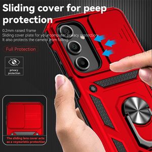 GSCASE Coque de téléphone anti-traces de doigts deux en un avec <span class=keywords><strong>protection</strong></span> de l'objectif de l'appareil photo, fenêtre coulissante, coque arrière pour Samsung S25 S25 Ultra - Product Image 2