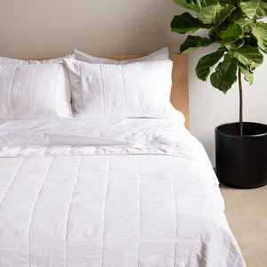<span class=keywords><strong>Trapunta</strong></span> di Lusso in Puro Lino Naturale 100% Stonewashed, Elegante Copriletto Estivo Reversibile in Puro Lino <span class=keywords><strong>Francese</strong></span> - Product Image 2