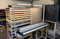Machine à former les lettres en acrylique 110V/220V, pompe chauffante manuelle pour le cintrage à chaud du PVC, facile à utiliser, 60-125 cm
