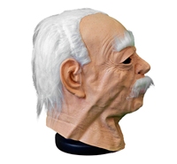 Adultes Deluxe Kind Old Grandfather Halloween Mask Old Man Vintage Trick or Treat Costume Vintage Holiday Decor