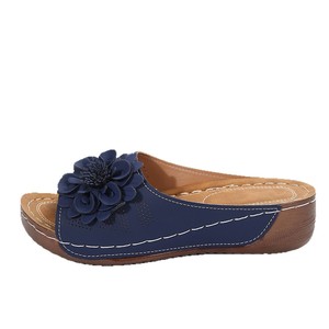 Sandales pour femmes talons doux sandales été 2025 chaussures à talons compensés décontractées femmes élégantes plate-forme basse pantoufles Sandalias Mujer - Product Image 6
