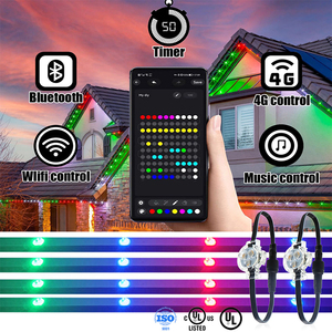 Luci LED Gemstone 30mm 12V IP68 per Esterni, Luci Permanenti per Natale e Festività, Luci a Pixel LED SMD5050 RGBW - Product Image 2