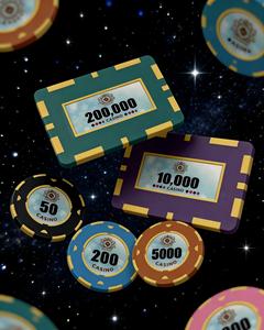 Fichas de Póker de Arcilla Resistentes para Fiestas en Casa con Combinaciones de Colores Personalizables, Diseño Cuadrado Transparente de Alta Calidad para Casino - Product Image 2