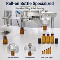 Ligne de production de remplissage, de bouchage et d'emballage de flacons de parfum cosmétique avec pompe péristaltique automatique SHONOR