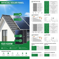 Panneau solaire monocristallin PERC bifacial AILI 200W demi-cellule, cadre en alliage d'aluminium anodisé, efficacité de 23,5 % pour balcon