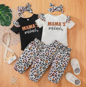 Ropa Infantil de Moda, Conjunto de Ropa para Niños, Venta al por Mayor, Ropa para Bebés, Conjunto de 2 Piezas para Niña - Product Image 1