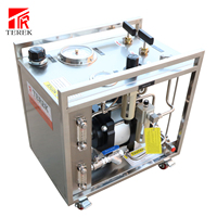 Bomba de Prueba Hidráulica de Agua Impulsada por Aire Terek 15000psi, Máquina de Prueba Hidráulica