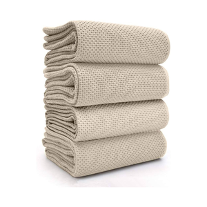Serviettes de thé en coton 100% brodé, OEM ODM, 18x28, 125 GSM, lavables en machine, durables, économiques, séchage rapide - Product Image 5