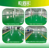 Peinture époxy liquide pour sols à haute teneur en résine avec application au rouleau, revêtement à film épais pour une meilleure protection