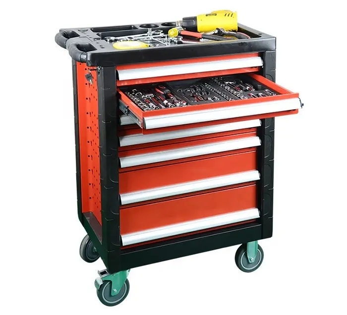 27 ''Inch Stalen Gereedschapskist Trolley Voor Magazijn Opslag Gereedschap