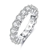 Bague solitaire en diamant de laboratoire de 1 carat certifiée IGI Alliance en or massif 14 carats
