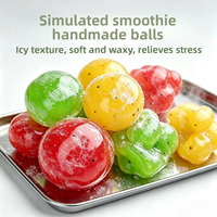 TPR Squishy Slow Rising Stressbal Watermeloen Smoothie Fidget Toy Zacht Rekbaar Sensorisch Knijpbaar Unisex Volwassenen Kinderen 8+