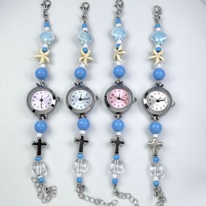 Nuevo Reloj de Pulsera de Cuentas de Cerámica para Mujer, Reloj de Pulsera Tejido a Mano - Product Image 4