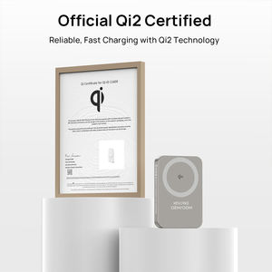 Batterie externe sans fil LS6S7 ultra-fine en alliage d'aluminium magnétique 10000mAh 15W à charge rapide avec écran lumineux portable pour téléphones et tablettes - Product Image 4