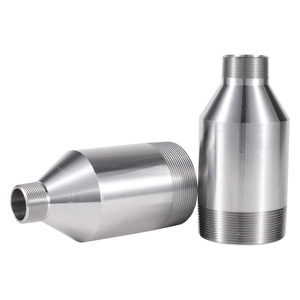 Bán buôn <span class=keywords><strong>MSS</strong></span> <span class=keywords><strong>SP</strong></span> <span class=keywords><strong>95</strong></span> thép không gỉ đồng tâm uốn núm vú 304 316 NPT BSP nam ren kết thúc lập dị uốn núm vú - Product Image 4