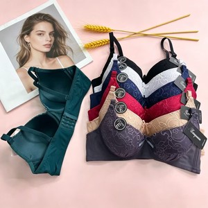 <span class=keywords><strong>Reggiseno</strong></span> in pizzo YWB088 Plus Size con <span class=keywords><strong>4</strong></span> ganci e copertura completa, comfort quotidiano per donna, per il mercato africano - 1,45 dollari - Product Image 5